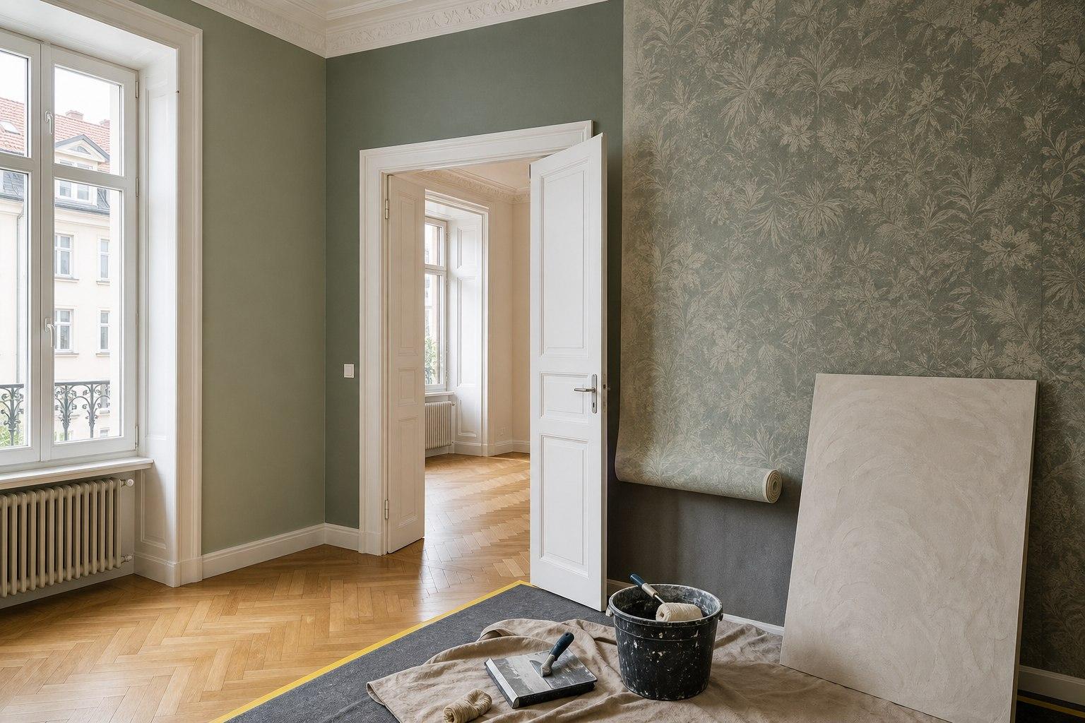 Fertig renovierter heller Innenraum von PaintingPhil