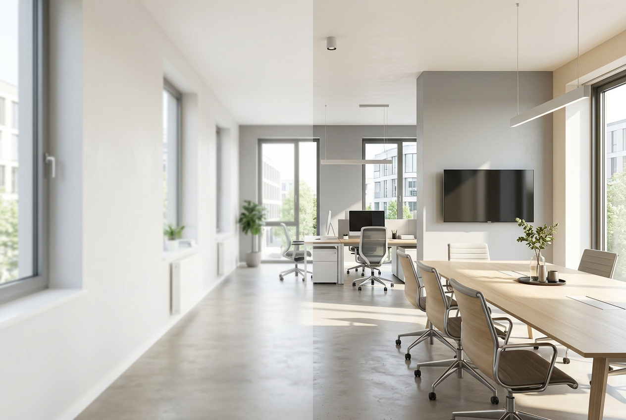 Büro streichen Kosten München: Preisrahmen und Projektcheck für laufenden Betrieb