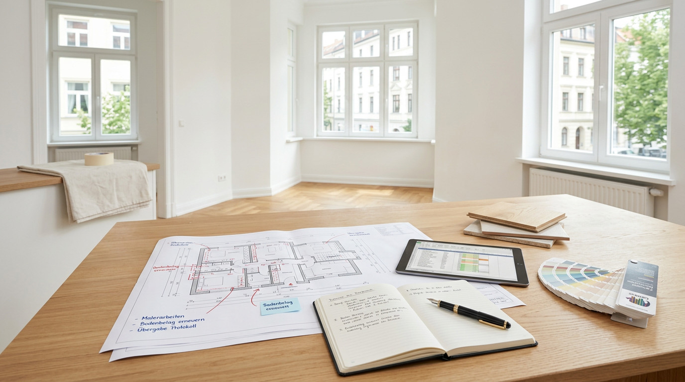 Wohnung renovieren bei Mieterwechsel: Ablauf und Projektcheck für München